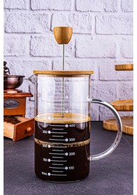 Resim Kapris Leonardo Isıya Dayanıklı French Press 700 Ml B5570 Ahşap - Şeffaf 