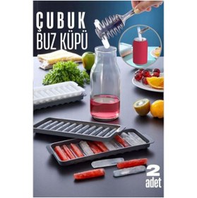 Resim gizmurstore Buz Kalıbı ÇUBUK İçecek Buz Kalıbı - Mutfak Buz Kalıbı Kolay Çıkarılır - GMS9731-4129 