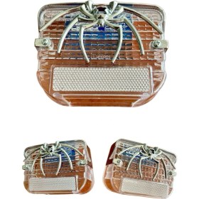 Resim Cg Clear Stop Camı Şeffaf Örümcekli Nikel 