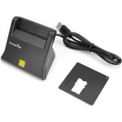 Resim Rocketek Scr2 Cac Id Sim Chip Akıllı Kart Okuyucu - Gümüş (Yurt Dışından) 