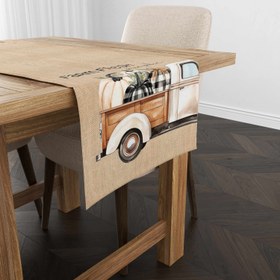 Resim Evmila Sonbahar Desenli Runner Modeli - 40x140 cm 