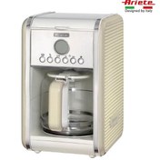 Resim easytekno Arıete Vintage Filtre Kahve Makinesi Bej 