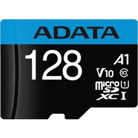 Resim Adata AUSDX128GUICl10A1-RA1 Premier Class10 V10 128 GB Adaptörlü Micro SD Kart 