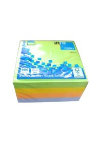 Resim İnfo Notes 75x75 Mm Karışık Renkli Yapışkanlı Notluk 400 Syf Çok Renkli 