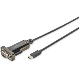 Resim Assmann Usb Type C 2.0 To Serial Converter, Dsub 9m, 1m Cable Length 