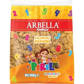 Resim Arbella Pırıl Sevimli Rakamlar Vitaminli Makarna 350 G 
