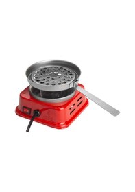 Resim Kefo Yeni Model Mini Kare Elektrikli Ocak Ev Tipi Köz Yakma 