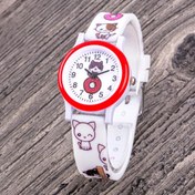 Resim Çocuk Kol Saati Silikon Kordon 4-12 Yaş Unisex Kız Çocuk Kitty Figürlü Watch ST-304334 