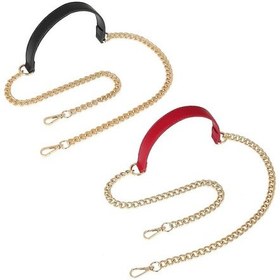 Resim Siyah+kırmızı - 2 Paket Çanta Zinciri, Yedek Çanta Zincirleri, 120 Cm Çanta Zincirleri. 