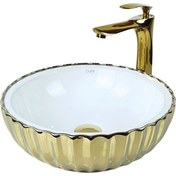 Resim Pure Concept Pure Gold Beyaz Tezgah Üstü Çanak Lavabo Gw-892 