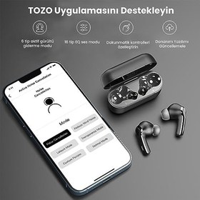 Resim Tozo T6S Bluetooth 5.3 Kablosuz Kulaklık 