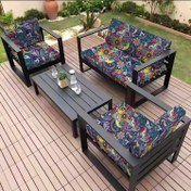 Resim 1 adet Canlı Çiçek Desenli Dış Mekan Koltuk Örtüsü - Dayanıklı Polyester Kumaş, Elastik Kapanış, Makine Yıkanabilir, Patio, Veranda ve Bahçe Mobilyaları için İdeal, Bahçe Mobilya Örtüsü|Canlı Çiçek Desenli|Elastik Kapanış Örtüsü, Dış Mekan Mobilya Örtüleri 