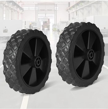 Dashanshop Sessiz 4.64 Inç El Arabası Katı Tekerlek 2 Adet