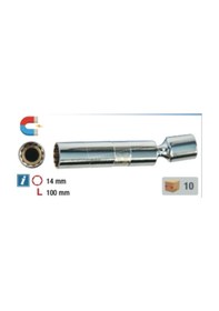 Resim Nt Buji Lokması Mafsallı 3/8'' 14 Mm Manyetik Crv Buji Lokması 