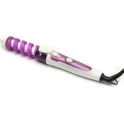 Resim Danlu Mor Ab Profesyonel Taşınabilir Kuaför Spiral Kıvırmak Şekillendirici Seramik Mükemmel Bukle Makinesi Saç Bigudi Waver Elektrikli Kıvırma Değnek (Yurt Dışından) 