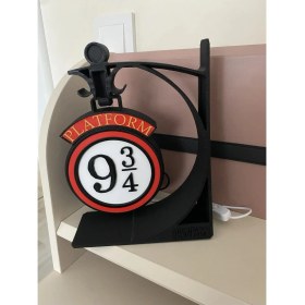Resim Merada MERADA-Platform 9 3/4 Dekoratif Masa Lambası- Harry Potter Temalı Işıklı Stand 