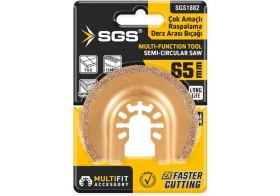 Resim Sgs Multı-Tools Kesici ve Raspalama Derz Arası Temizleme Karbür 65 mm 