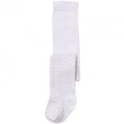 Resim Bibaby Biorganic Klasik Puanlı Külotlu Çorap 68438 Beyaz 
