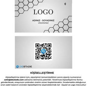 Resim Destade Nfc ve Qr Kod Özellikli Temassız Dijital Kartvizit 