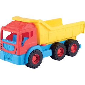 Resim Oyuncak 6 Tekerlekli Damperli Kamyon 