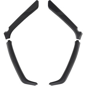 Resim GP Kompozit Yamaha NMAX 125-155 2021-2024 Uyumlu Bacak ve Sele Altı Grenaj Koruma Seti Siyah 
