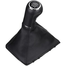 Resim Fosenze Opel Astra Corsa D Zafira B İçin 6 Vites + R Şemalı Kauçuklastik Ve Pu Deri Vites Kolu Koruma Kılıfı Siyah 