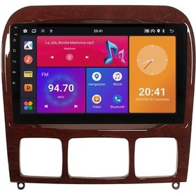 Resim Mercedes S Class W220 Android Multimedya Sistemi 1999-2005 Crv4346xp 