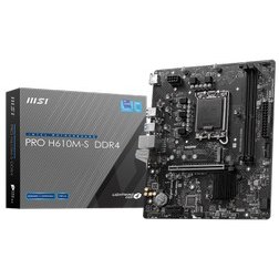 Resim MSI Pro H610M-S DDR4 3200MHZ mATX 1700p Ankart 