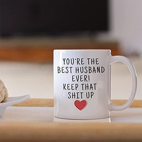 Resim Gift for husband, husband gift, father's day gift, gift from wife, husband birthday, husband Christmas, husband coffee mug, best husband mug 