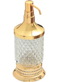 Resim Pure Crystal - Pvd Gold Set Üstü Sıvı Sabunluk Aks-1102 