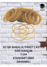 Resim 50 Gr Ambalaj Paket Lastiği %80 Kauçuk 7 Cm Standart Ebat Dayanıklı 