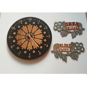 Resim Yeni Tasarım Modern Duvar Saati Şık Ve Kalite Bir Arada No:a1 Beyaz 