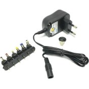 Resim Wellpower Kademeli 6 Uçlu 3V-12V 12W Adaptör 