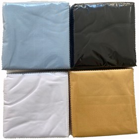 Resim vekaconcept %100 Microfiber Gözlük Temizleme Bezi 50 Adet Optik Beyaz 15x15 