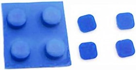 Resim New3DS XL Vida Deliği Kauçuk Tapalar ve Ekran Pedleri Yedeği, Nintendo Yeni 3DS XL/LL 3DSXL El Konsolu, Sarı Konveks ve Düz Konveks Vidalar Delikleri Tapa + 8 Parça Set Aksesuarları 