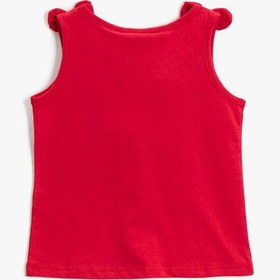 Resim Kız Bebek Mickey Mouse Lisanslı Atlet Pamuklu 