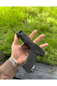 Resim SZD Design Bölmeli Özel Yapım Çakmak Saklama Kabı Çakmak Silah Şeklinde Çakmak Tabanca 