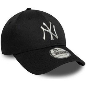 Resim New Era Metallic 9forty Neyyan Unisex Siyah Şapka-12958 Siyah 