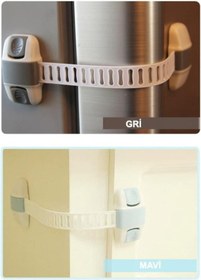 Resim Minybaby Buzdolabı - Dolap Çok Amaçlı Kilit - Mavi 