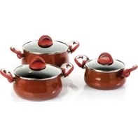 Resim Taç Granit 3`Lü Güveç Takımı (16,18 ve 20 cm) 