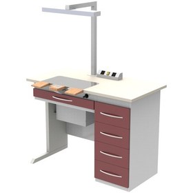 Resim Dental laboratuvar çalışma masası Beyaz 