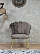 Resim ZAFİR Tekli Gold Kaplama Tel Ayak Papatya Çay Seti Koltuk Takımı , Balkon, Salon, Ofis, Cafe Koltuk Takımı 