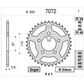Resim Ognibene Suzukı Arka Dişli 46T 