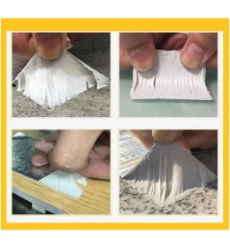 Resim Nublado 5 Adet Bondit Çatı Izolasyon Ses Su Yalıtım Tamir Bandı Çamur Bant 10 cm x 2 Metre 
