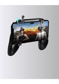 Resim Joystickli Ve Tetikleyicili Pubg Mobile Gamepad Oyun Kontrolcüsü 