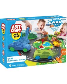 Resim MCM Group 03948 Artsand Arabalar Kum Seti 600 gr -Fentoys 