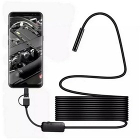 Resim shopwave Endoskop Yılan Video Kamera Led’li 10 Metre 7 Mm Sert Kablo 