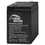 Resim Mustang 6V 4Ah Kuru Akü Energy