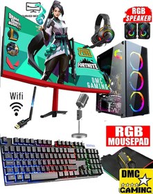 Resim DMC N88x (GTA 5) I7 2600,16gb Ram,1tb Hdd 256gb Ssd,4gb Gt740,24''curved Oyuncu Masaüstü Bilgisayar 