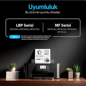 Resim Kingjet Canon Uyumlu 070h / Crg-070h Yüksek Kapasiteli 20'li Paket Toner Çipli Mf461dw 